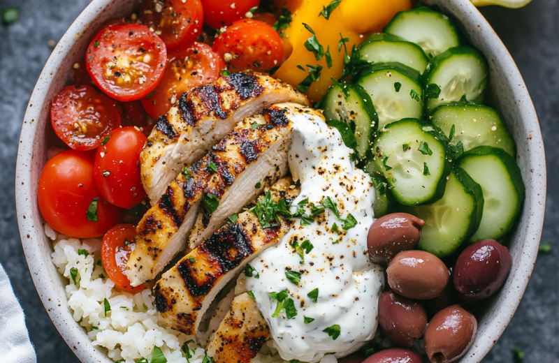 Greek Chicken Bowls
