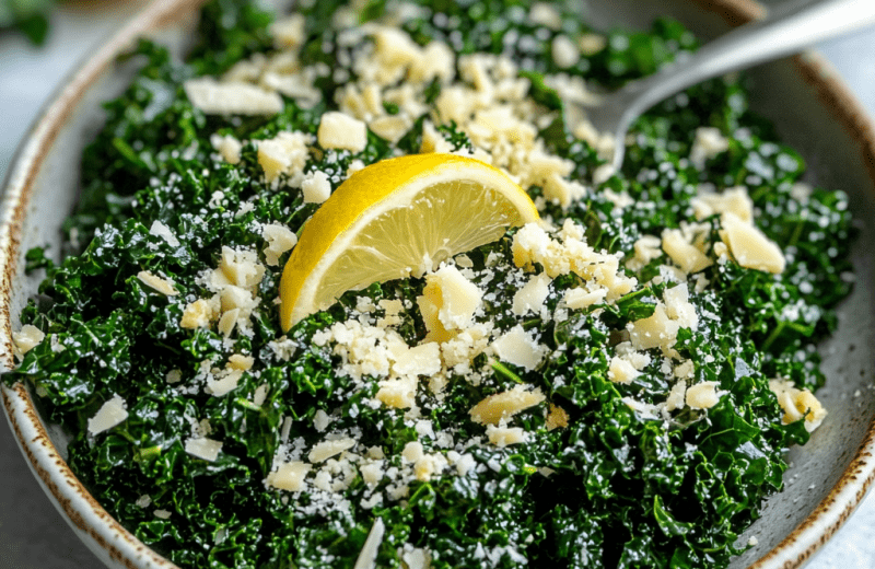 Lemon Parm Kale Salad