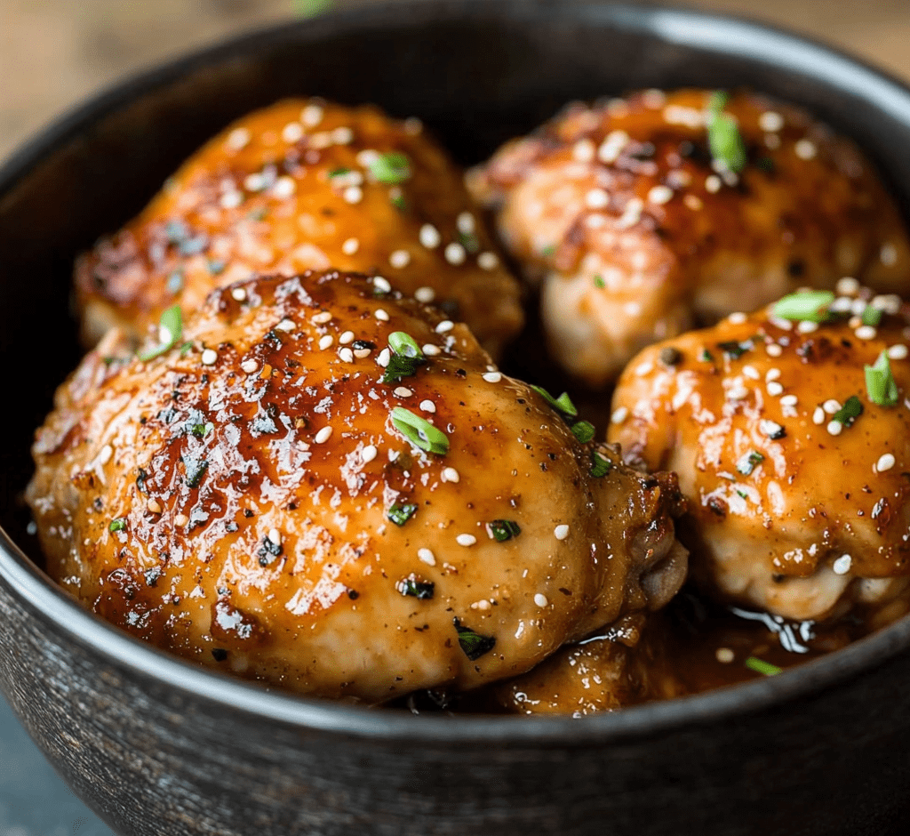Slow Cooker Honey Garlic Chicken