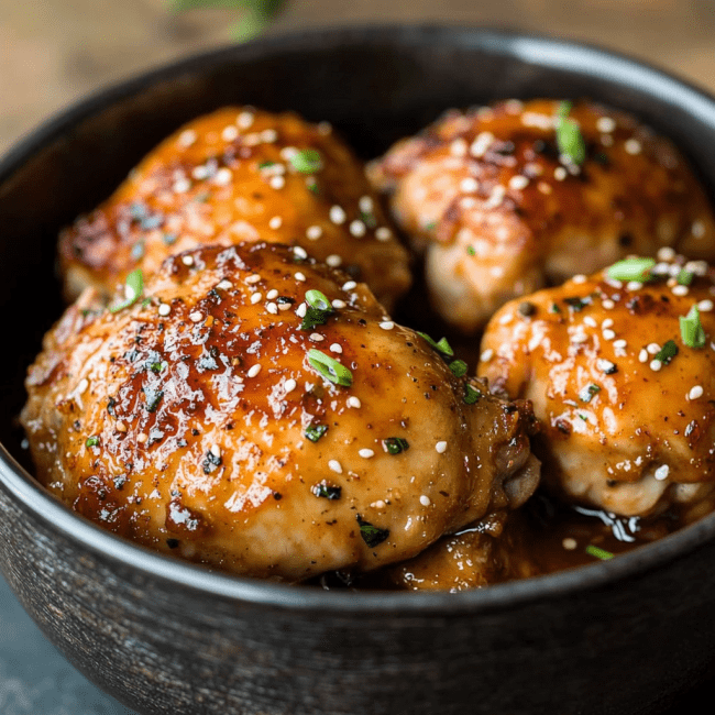 Slow Cooker Honey Garlic Chicken