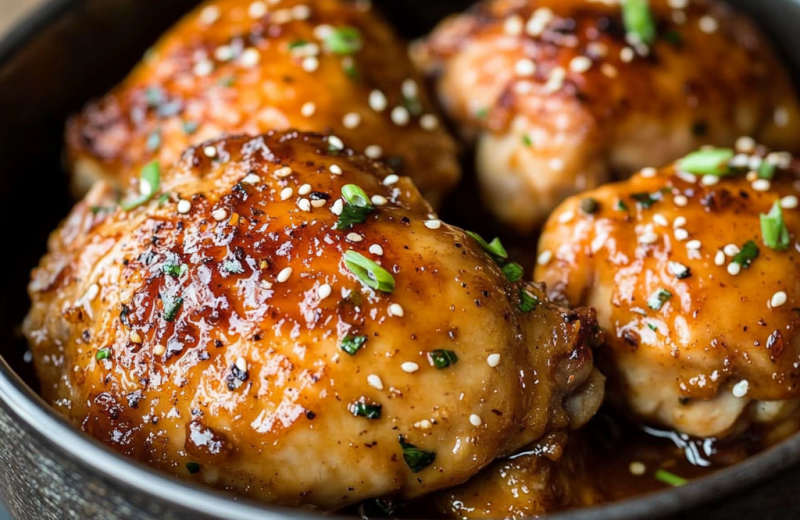 Slow Cooker Honey Garlic Chicken