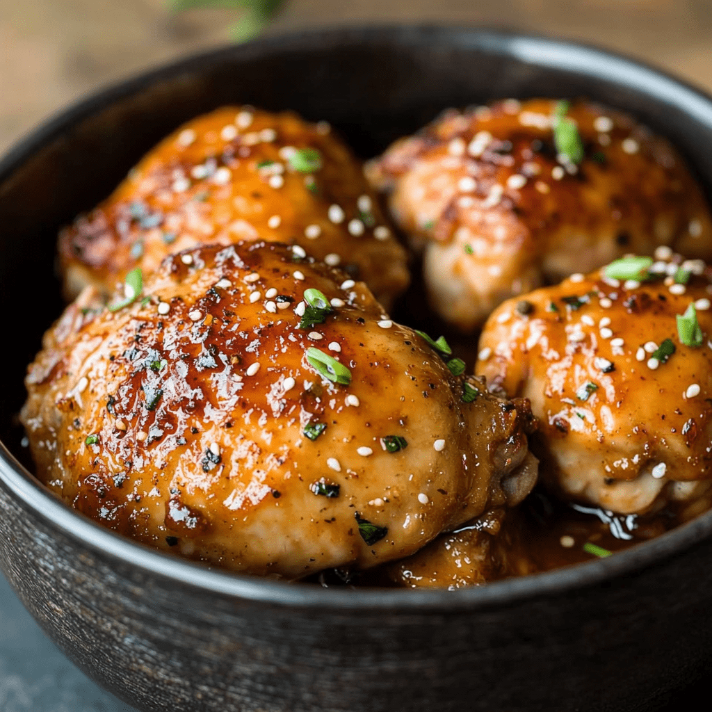 Slow Cooker Honey Garlic Chicken