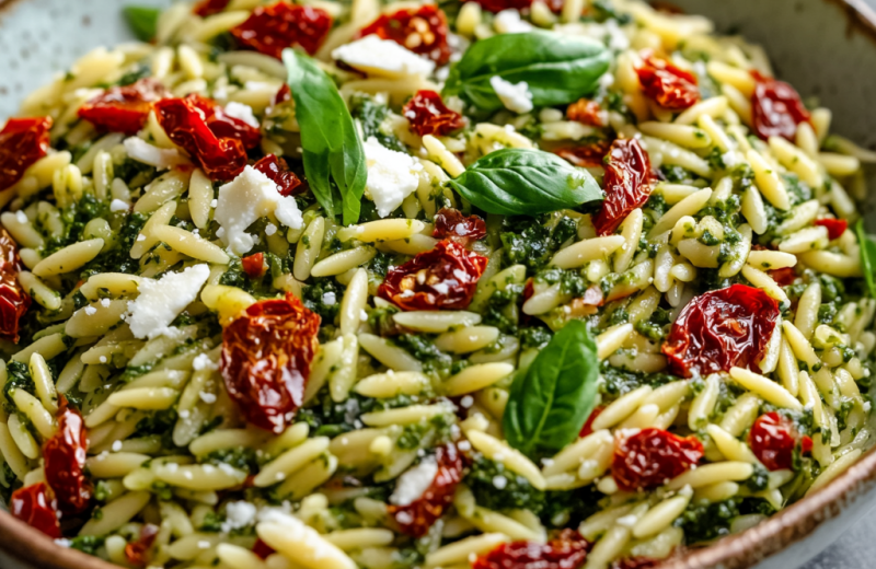 Pesto Orzo Salad