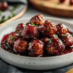 cranberry meatballs