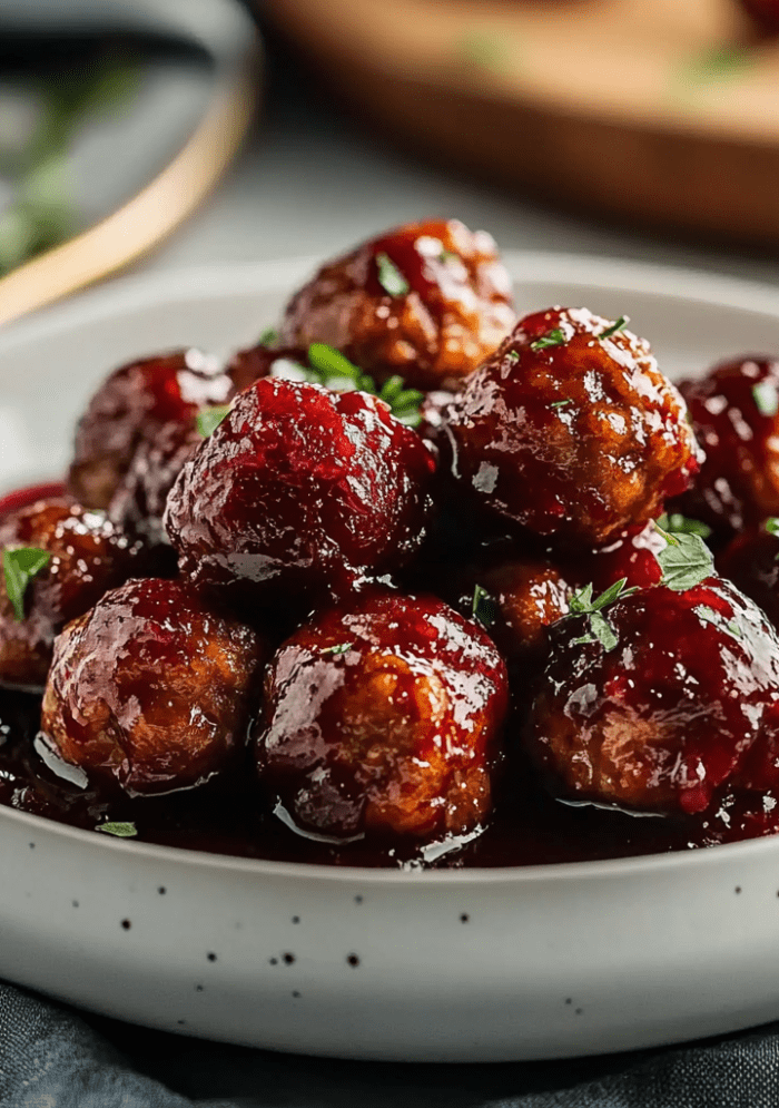 cranberry meatballs