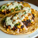 Street Corn Smash Burger Tacos