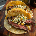 Grilled Elote Steak Tacos