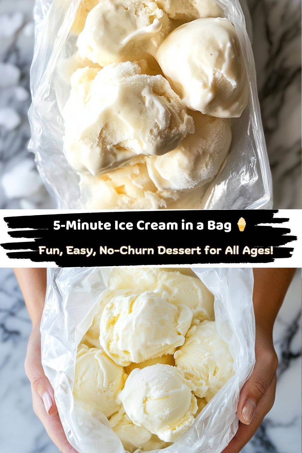 5-Minute Ice Cream in a Bag
