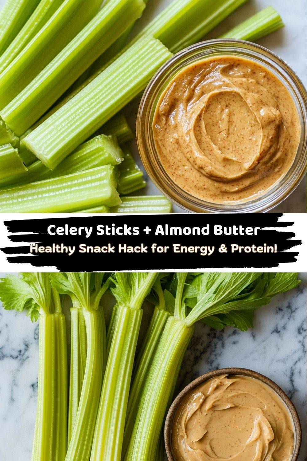 Celery Sticks + Almond Butter