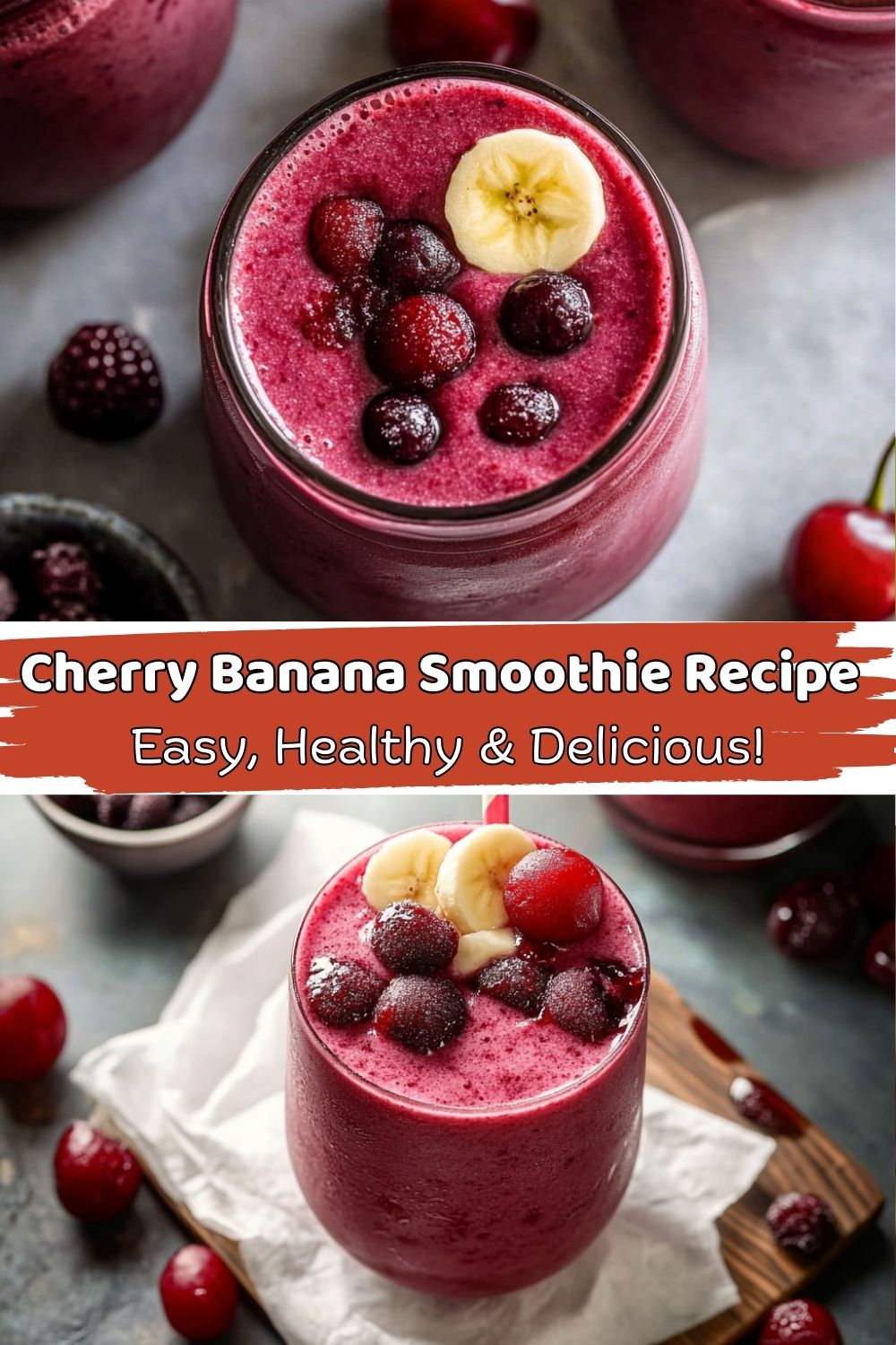 Cherry Banana Smoothie Recipe