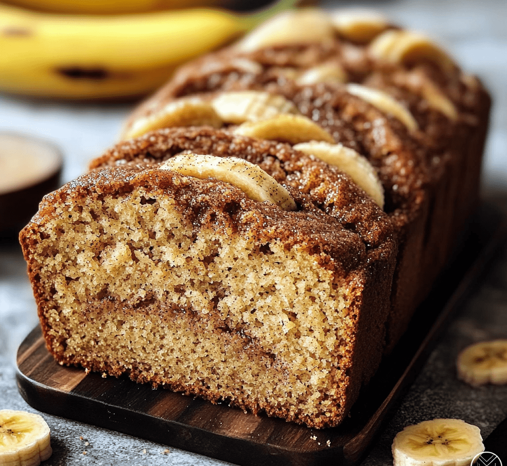 Cinnamon Banana Bread Recipe