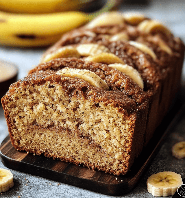 Cinnamon Banana Bread Recipe