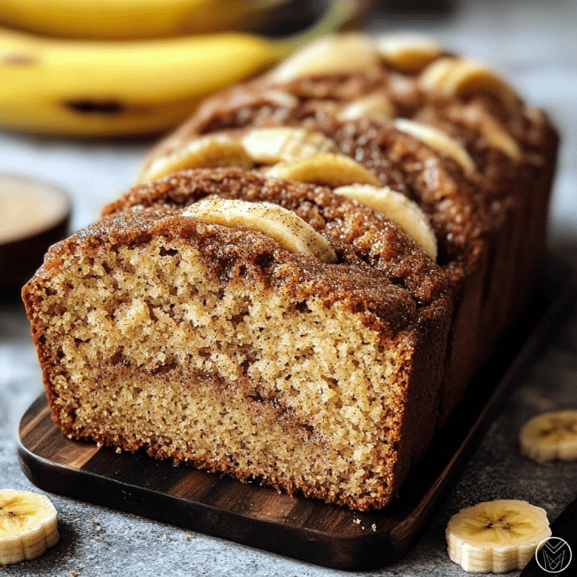 Cinnamon Banana Bread Recipe