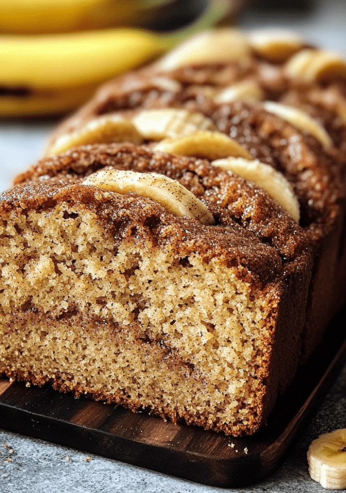 Cinnamon Banana Bread Recipe