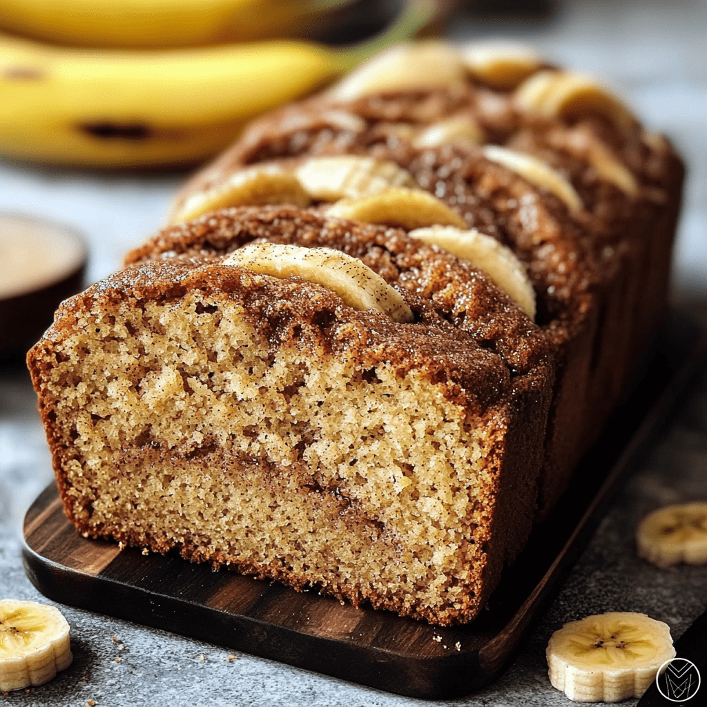 Cinnamon Banana Bread Recipe