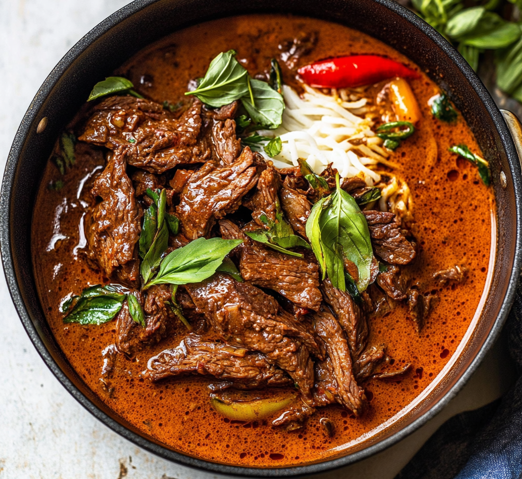 Coconut Red Curry Drip Beef