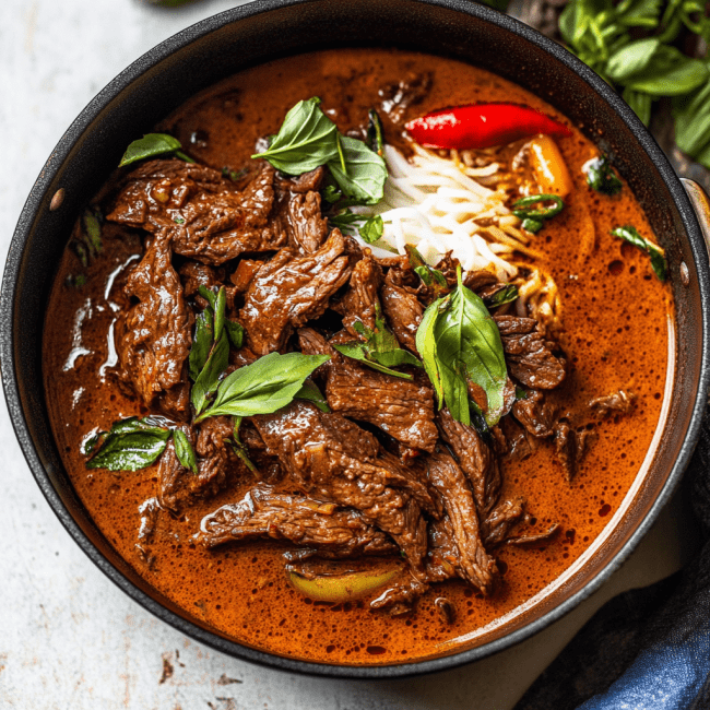 Coconut Red Curry Drip Beef