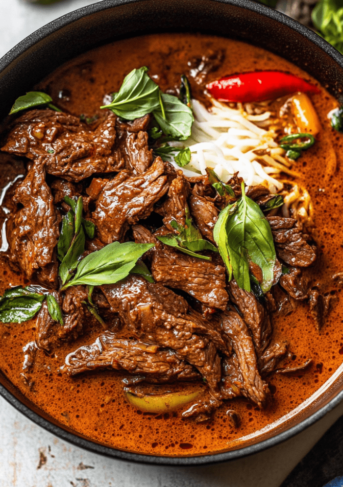 Coconut Red Curry Drip Beef