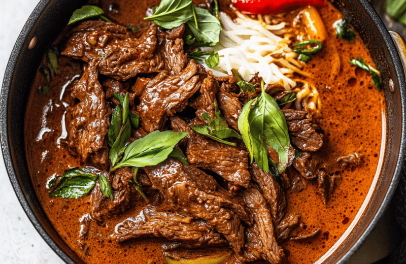 Coconut Red Curry Drip Beef