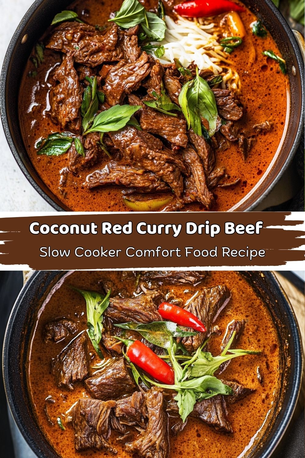 Coconut Red Curry Drip Beef