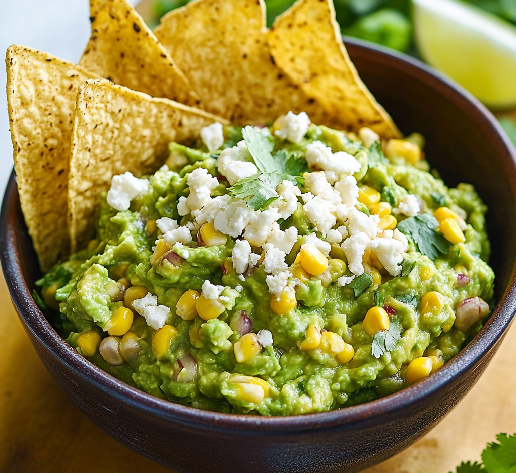 Corn & Cotija Guacamole