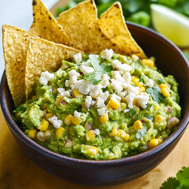 Corn & Cotija Guacamole