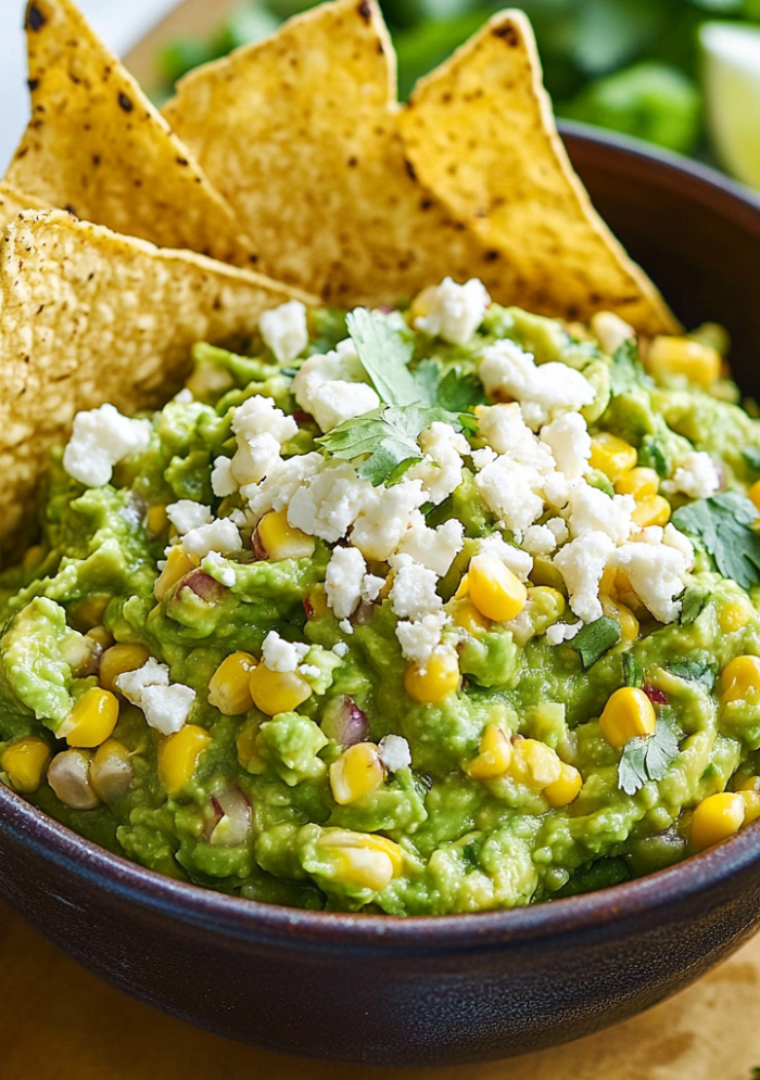 Corn & Cotija Guacamole