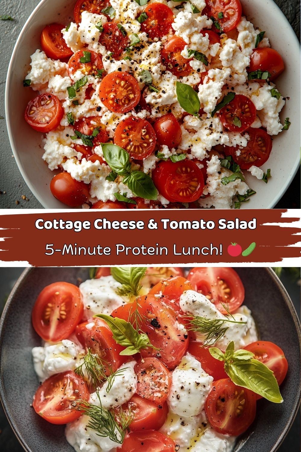 High-Protein Cottage Cheese & Tomato Salad
