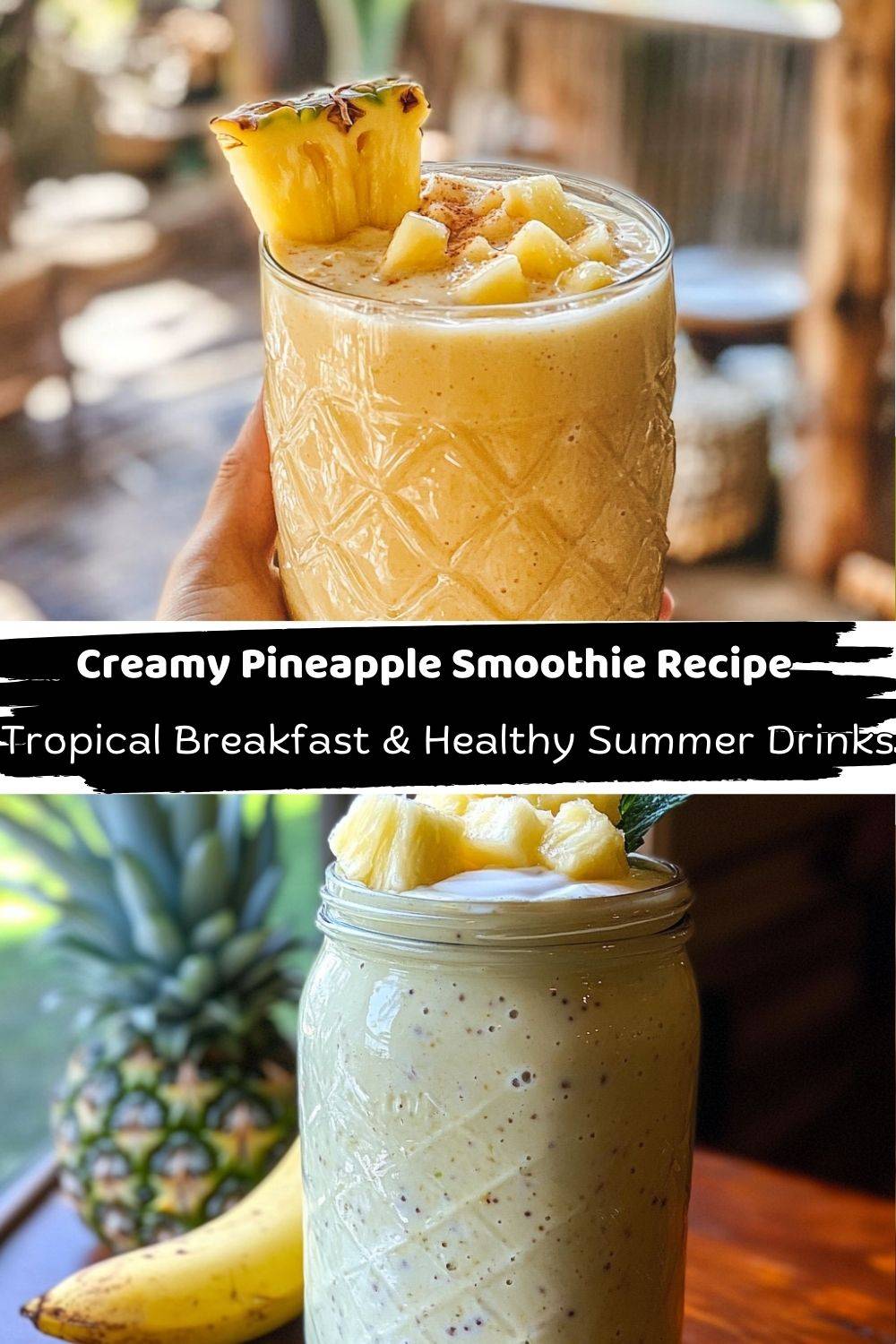 Creamy Pineapple Smoothie Recipe