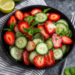 Cucumber Strawberry Salad