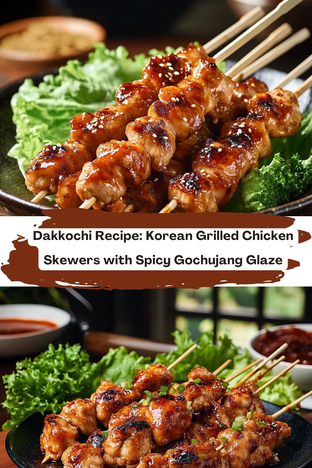 Dakkochi – Korean Skewered Chicken