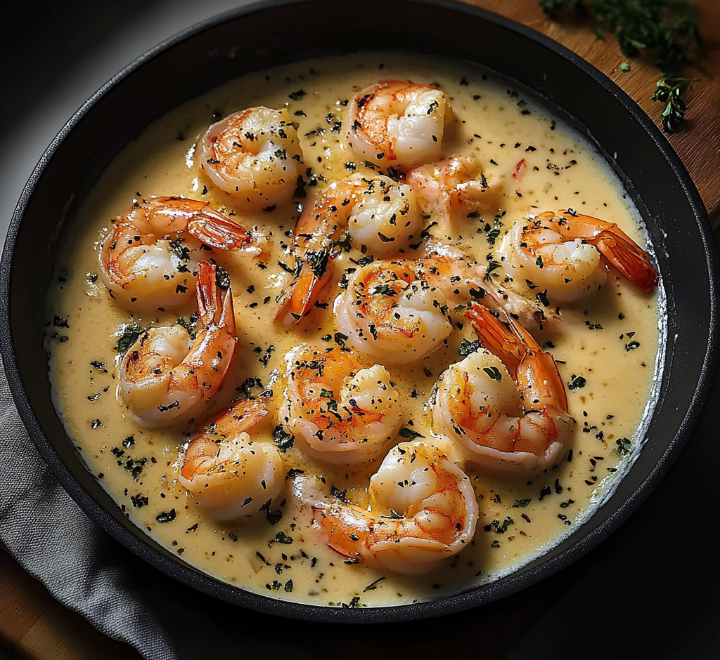 Easy Creamy Garlic Shrimp