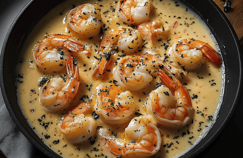 Easy Creamy Garlic Shrimp