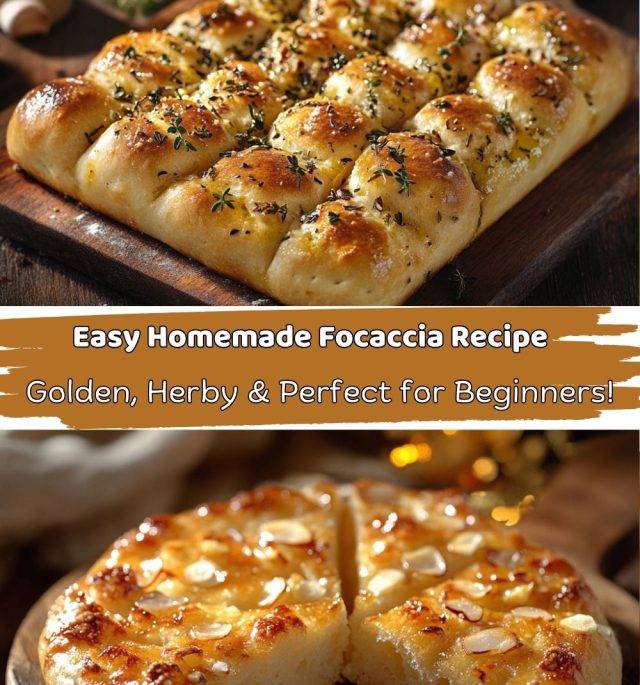 Easy Homemade Focaccia
