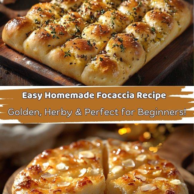 Easy Homemade Focaccia
