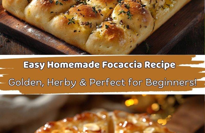 Easy Homemade Focaccia