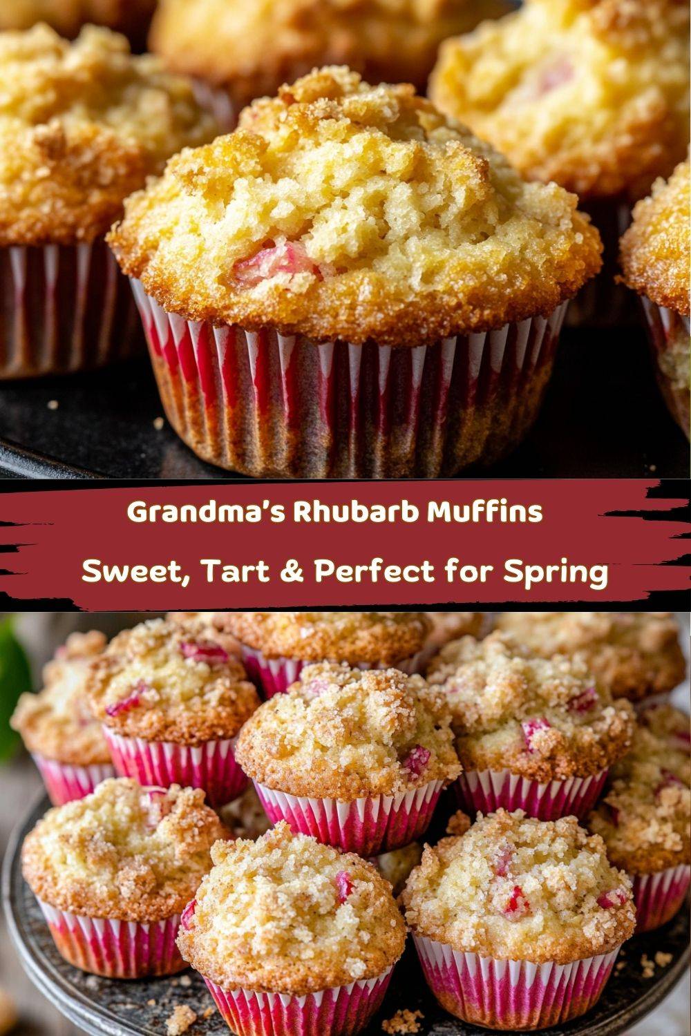 Grandma’s Rhubarb Muffins