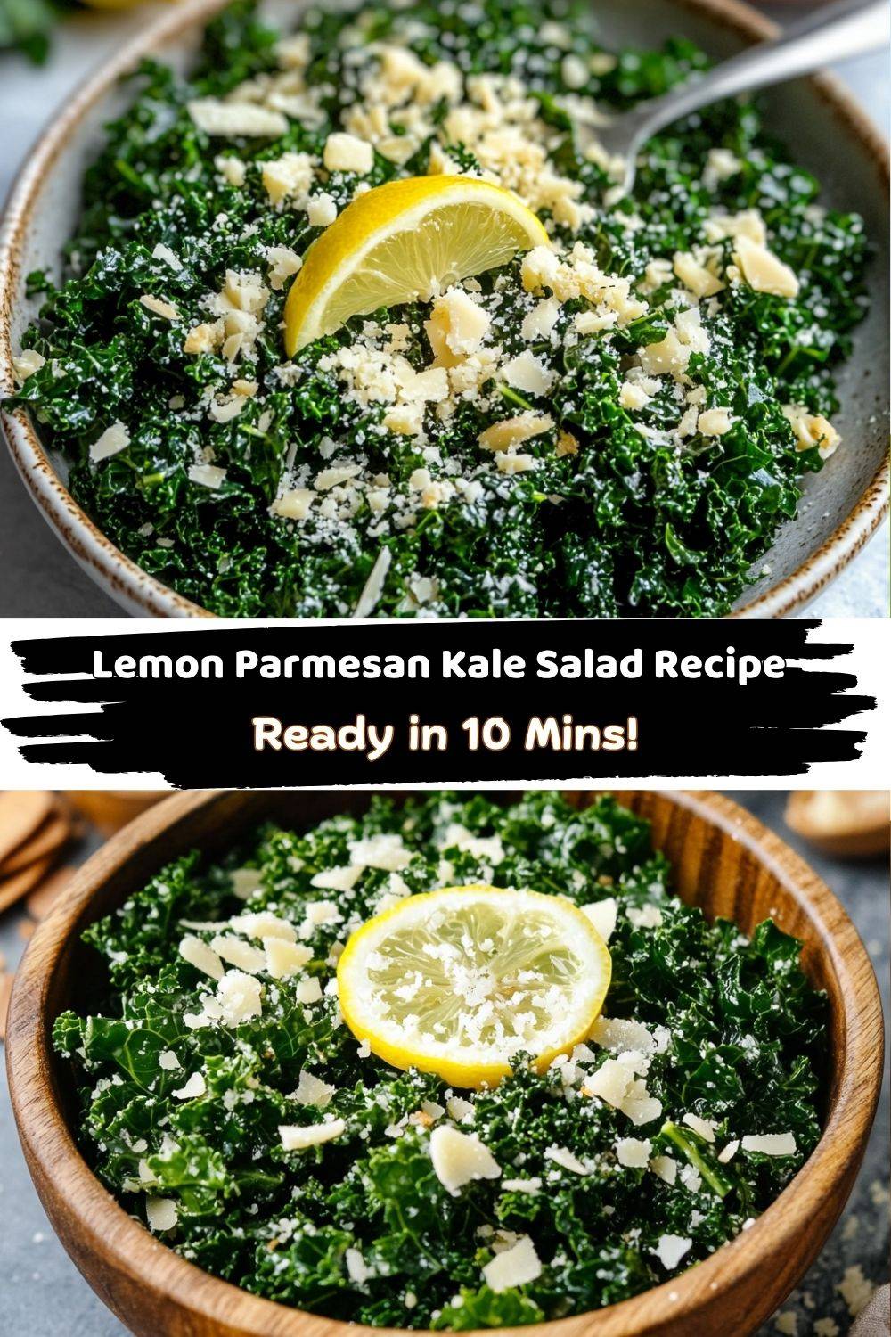 Lemon Parm Kale Salad