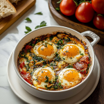 Mediterranean Baked Feta Eggs