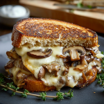 Mushroom Grilled Cheese Sandwich