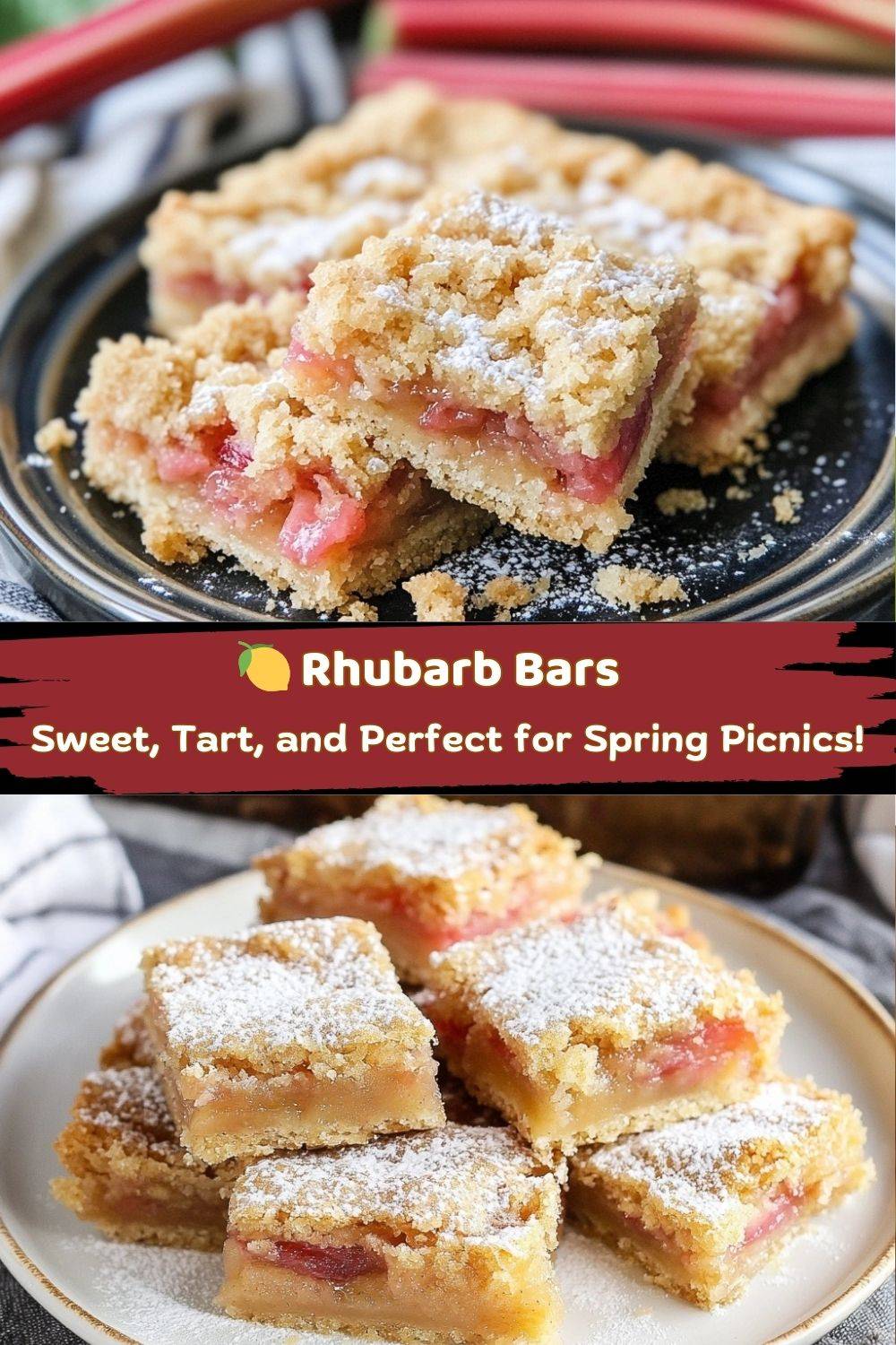 Rhubarb Bars