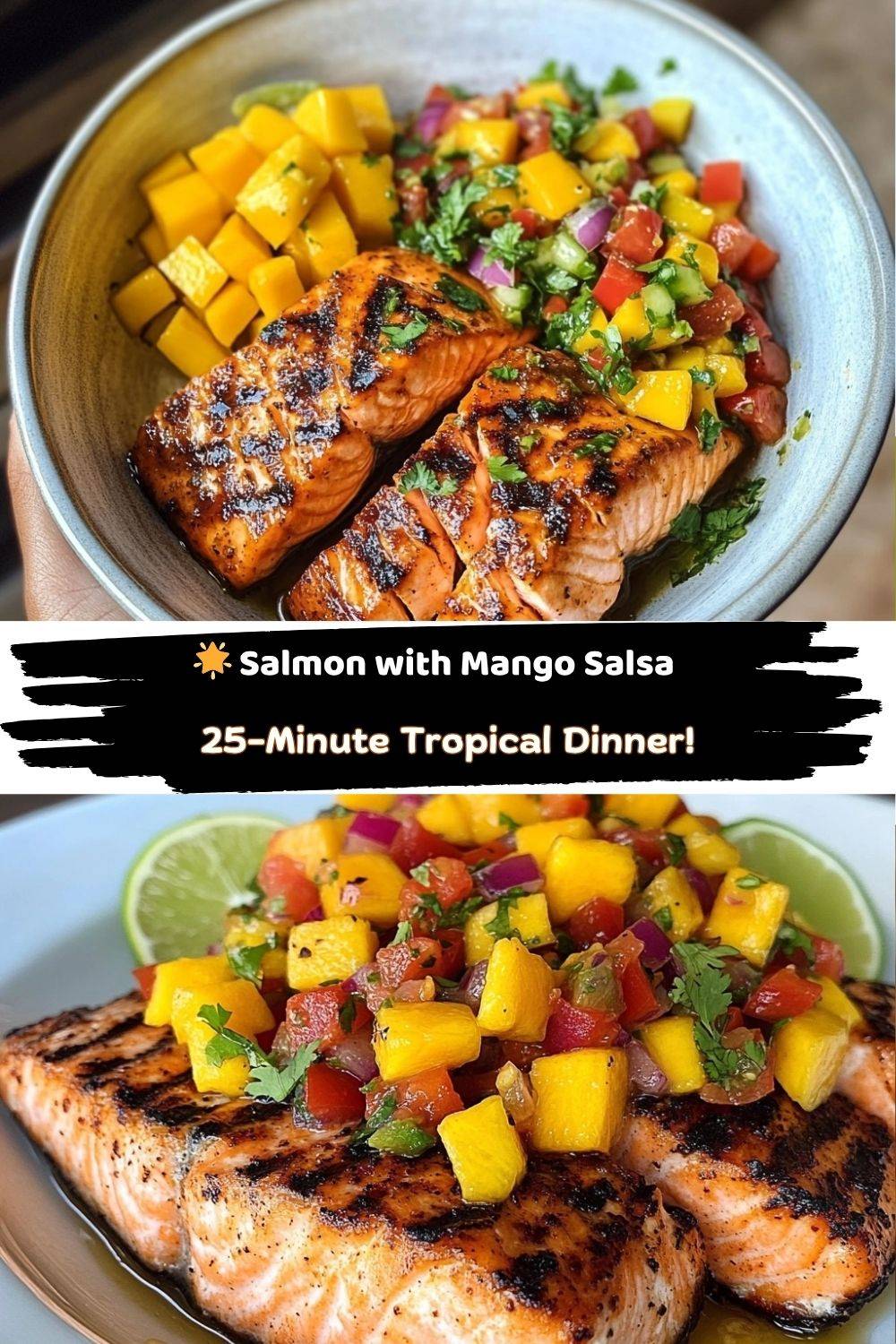 Salmon with Mango Salsa