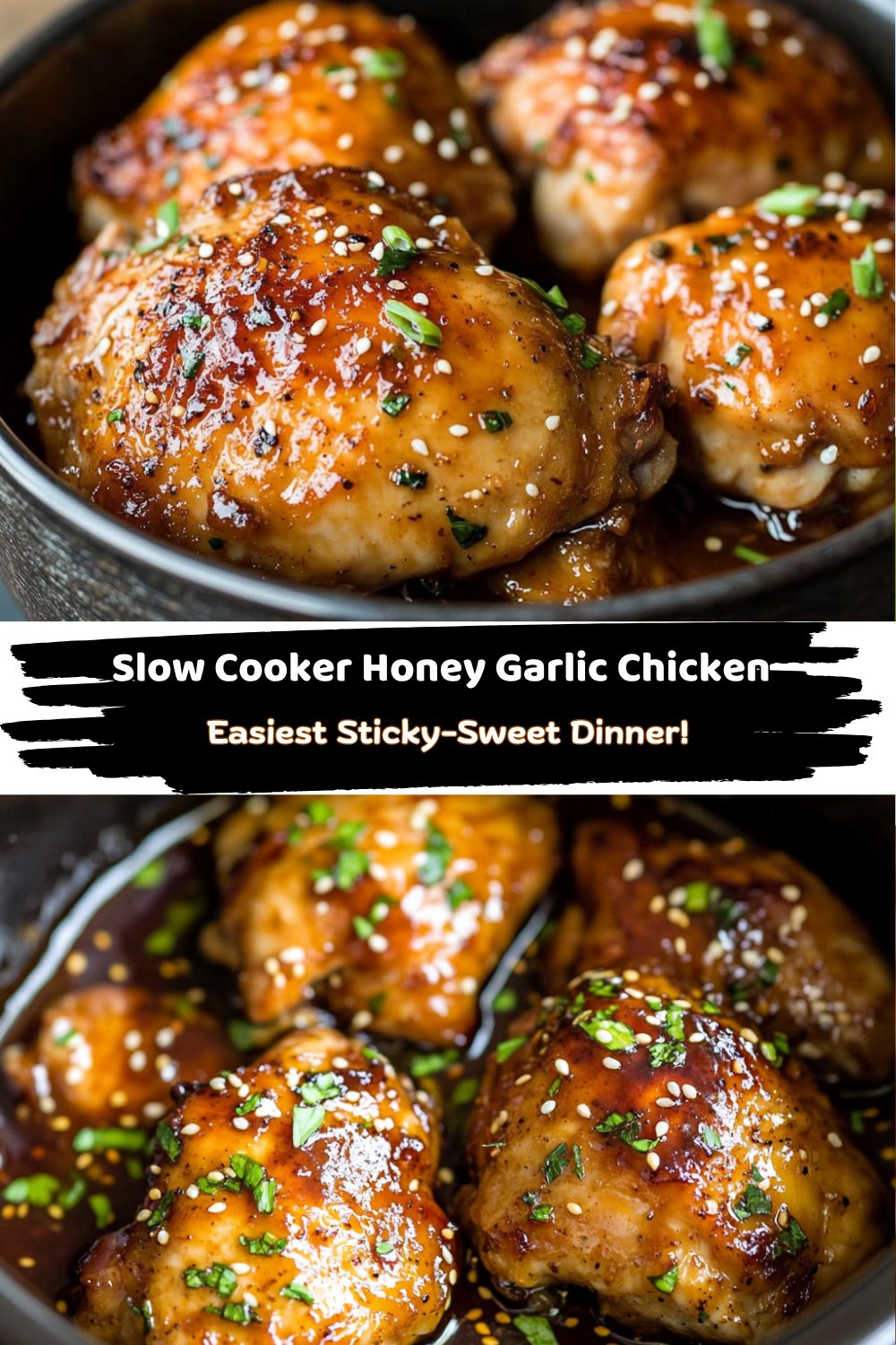 Slow Cooker Honey Garlic Chicken