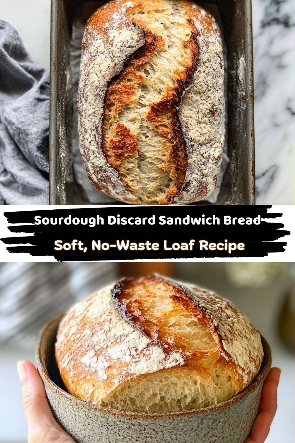 Sourdough Discard Sandwich Bread
