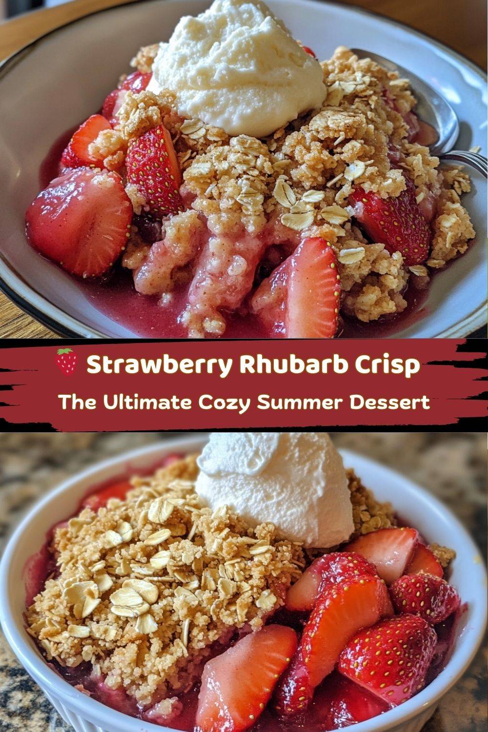 Strawberry Rhubarb Crisp