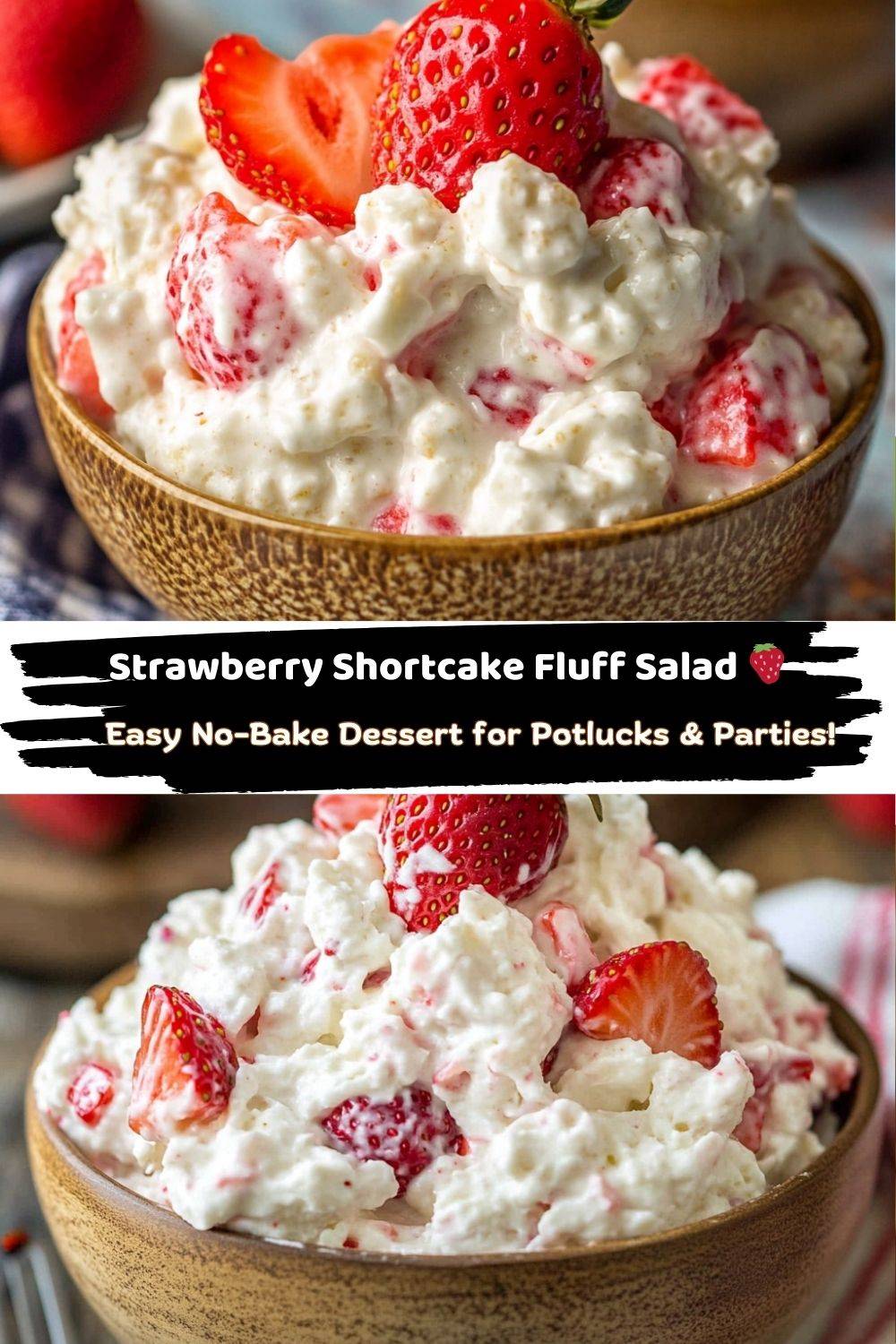 Strawberry Shortcake Fluff Salad