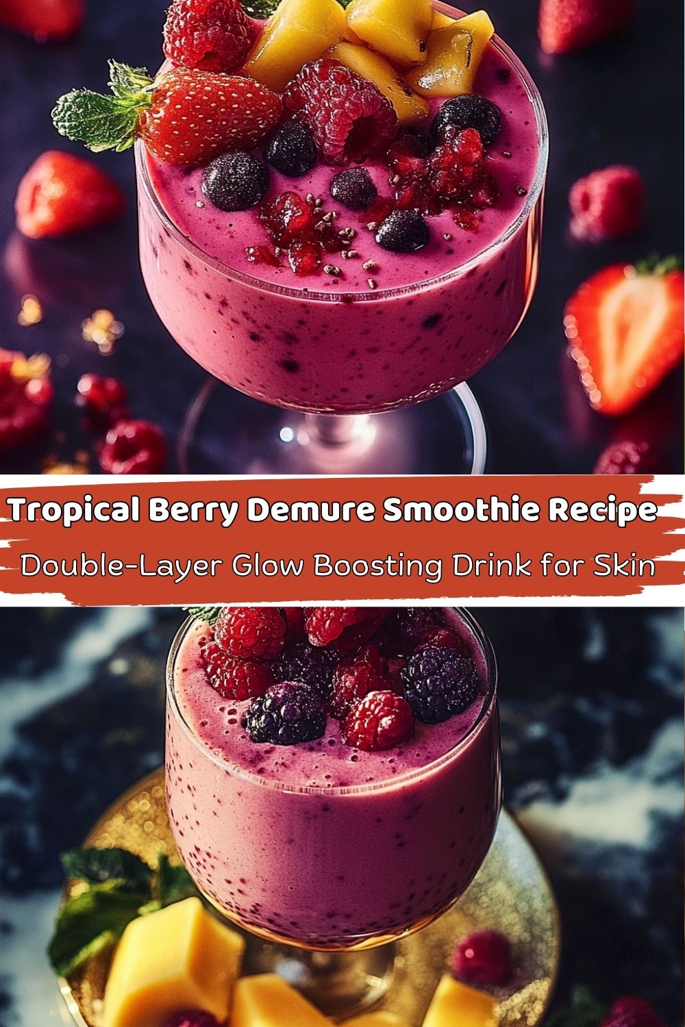 Tropical Berry DEMURE Smoothie