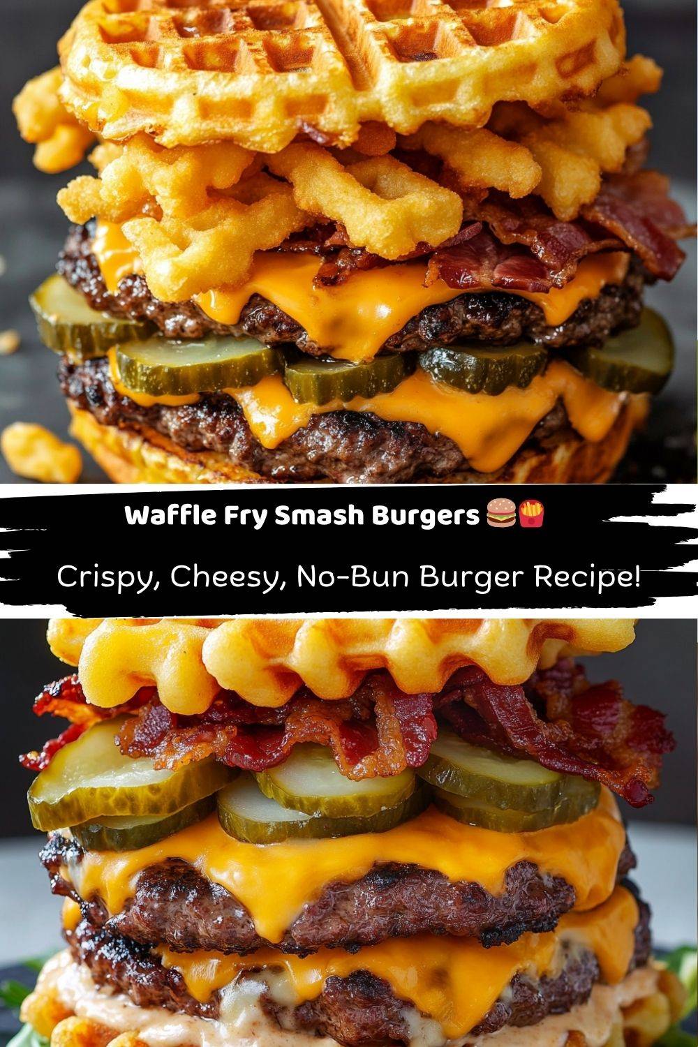 Waffle Fry Smash Burgers