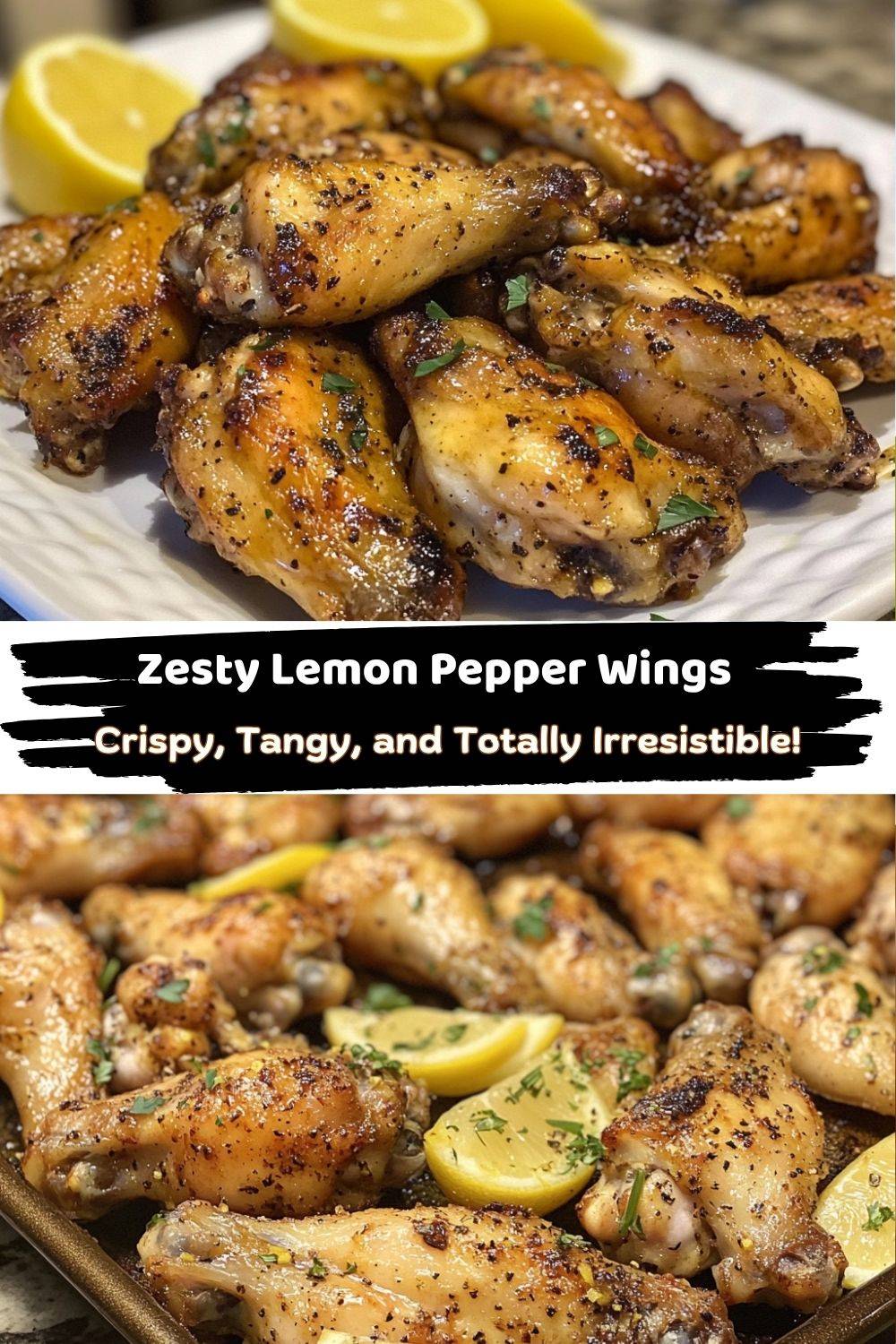 Zesty Lemon Pepper Wings