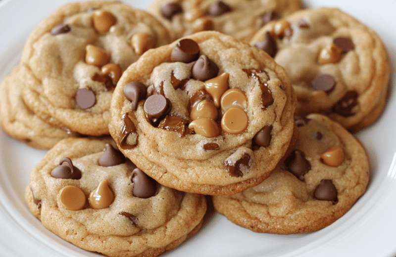 Caramel Chocolate Chip Cookies